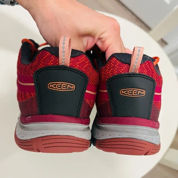 Keen Terradora Pink Orange Waterproof Low Hiking Trail Shoes Women's Sz. 10 - Picture 4 of 8